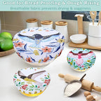 5-Size Reusable Beeswax Bowl Covers - Image 4