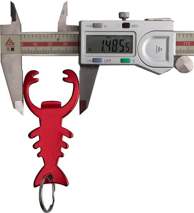 SWATOM Lobster Bottle Opener Keychain Beer Openers Tool Key Chain Ring - Image 5