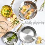 Martha Stewart Castelle 10 Piece 18/8 Durable Stainless Steel Induction Safe - Image 2