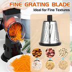 Rotary Cheese Grater Hand Crank, Vegetable Slicer - Image 5