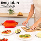 Dutch Oven For Sourdough Bread Baking – Enamelled Cast Iron Bread Loaf Pot – - Image 8