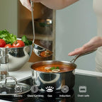 1.3 Quart Stainless Steel Saucepan - Image 3