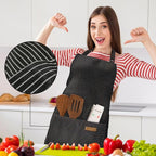 BeLuyi 2 Pack Adjustable Bib Apron - Image 4