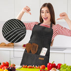 BeLuyi 2 Pack Adjustable Bib Apron - Image 4