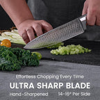 Knife Set, Astercook 15 Pieces Kitchen Knife Set - Image 4
