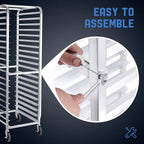 Profeeshaw Bun Pan Bakery Rack 20 Tier - Image 6