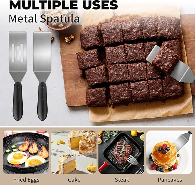 Stainless Steel Spatula Set, Mini Serving Spatula - Image 4