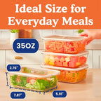 Non-Toxic 35 Oz Glass Storage Containers - Image 8