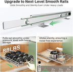 Pull out Cabinet Organizer, Heavy Duty Smooth Sliding Under Cabinet Shelves - Image 4