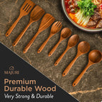 10-Piece Wooden Utensil Set - Image 3