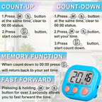 ZILLEEN Classroom Timer for Kids Teachers 6 Pack Digital Timers - Image 8
