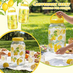 Havawish 2 Pcs 1 Gallon Plastic Beverage Dispenser - Image 4