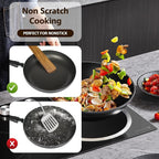 Teak Wood Spatula for Cooking, 12.2 Inch Flat Wooden Spatula for Cast Iron - Image 4