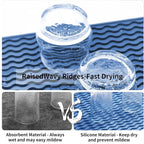ZLR Silicone Dish Drying Mat 12" x 12" Square - Image 2