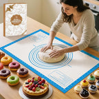 Non Stick Silicone Pastry Mat, Macaron Silicone Baking Mat by MimekitchenKitchenHelper