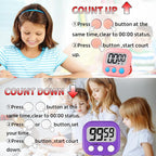 Timer for Kids Teachers Supplies Digital Kitchen Timers for Cooking Large - Image 6