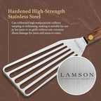 Lamson Metal Spatula Slotted Turner - Image 4