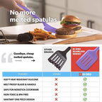 New DI ORO Silicone Turner Spatula Set - Image 2