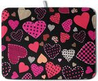 Happy Valentine's Day Kitchen Drying Mats by Kwlegh