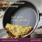 Anolon Accolade Forged Hard Anodized Nonstick Deep Frying Pan / Skillet - Image 11
