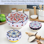 5-Size Reusable Beeswax Bowl Covers - Image 4