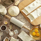 4 Rolling Pin Covers 14.96 x 1.97 Inch Cotton White Rolling Pin Sock Sleeve - Image 5