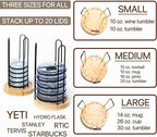 2PC Tumbler Lid Organizer, Detachable Cup Lid Organizer - Image 4