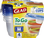 Glad GladWare To Go Snack Food Storage Containers - Image 2