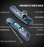 DOQAUS Digital Meat Thermometer, Instant Read Food Thermometer - Image 9