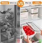 6 PCS Fruit Storage Containers for Fridge - Image 7