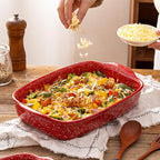 3-Pack Ceramic Lasagna Pan, Heavy-Duty Rectangular Baking Dishes, High Heat - Image 7