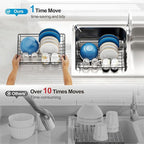 GSlife Small Dish Drying Rack for Kitchen Counter - Image 3