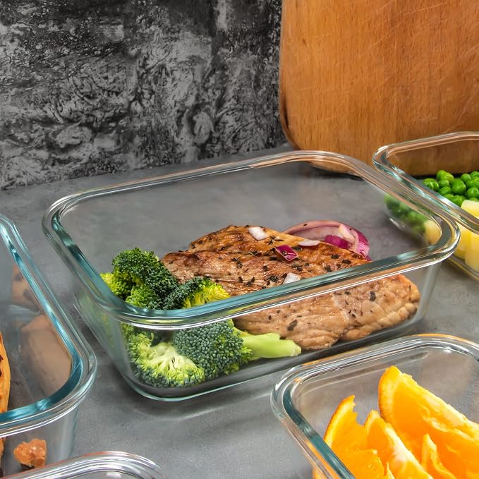 FAWLES 12 Pack Glass Storage Containers - Image 5