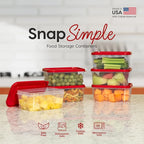 IRIS USA 12 PC Plastic Food Storage Containers - Image 8