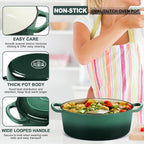 E-far 7QT Oval Dutch Oven Pot - Image 3