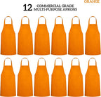 GREEN LIFESTYLE 12 Pack Professional Chef Apron – Grilling Aprons - Image 3