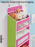 JARLINK 2 Pack Over The Door Organizer Storage, 5 Shelf Hanging Door Organizer - Image 4