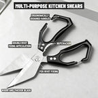 Seattleget Multifunctional Heavy-Duty Kitchen Shears, Chicken Bone Scissors - Image 5