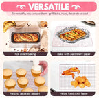 2 PCS Cooling Racks for Cooking and Baking, 16x10 Inches Stainless Steel - Image 3