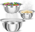 Stainless Steel Colanders with Mixing Bowl - Image 8