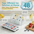 NFK Ice Cube Tray with Lid & Bin - Image 3