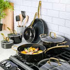 Martha Stewart Lockton 14 Piece Premium Non-Stick Heavy-Gauge Aluminum Cookware - Image 3