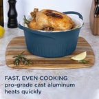 CorningWare QuickHeat 5.5-QT Cast Aluminum Dutch Oven - Image 3