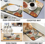 Dish Drying Mat for Kitchen Counter 2 Pack - Image 6