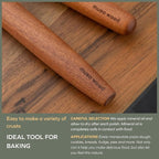 Muso Wood Sapele Wooden French Rolling Pin - Image 6