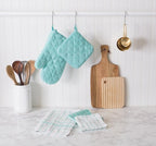 DII Basic Terry Collection 100% Cotton Quilted, Oven Mitt, 2 Piece - Image 4