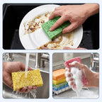 ARCLIBER Cellulose Sponges, Heavy Duty Scrub Kitchen Sponge No Scratching - Image 7