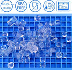 Silicone Mini Ice Cube Tray, 160 Crushed Ice Cube Molds Easy Release Small Ice - Image 3