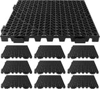 Tioncy 10 Pcs Bar Countertop Supplies Interlocking Mats 12 x 12 Inch Rubber by Tioncy
