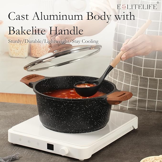 ESLITE LIFE Nonstick Stock Pot - Image 5